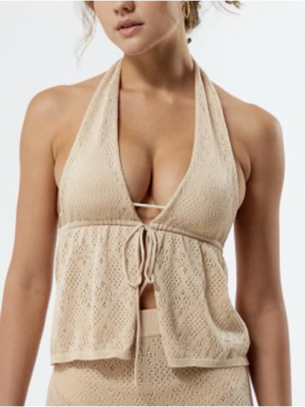 Rhythm Oahu Halter Knit Top